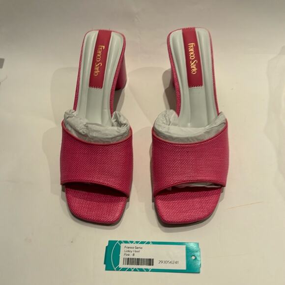 Franco Sarto NWT Linley block Heels in Pink size 8 - Picture 5 of 12